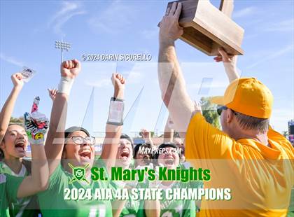 Thumbnail 3 in St. Mary's vs Prescott (AIA 4A Division Final - Awards) photogallery.