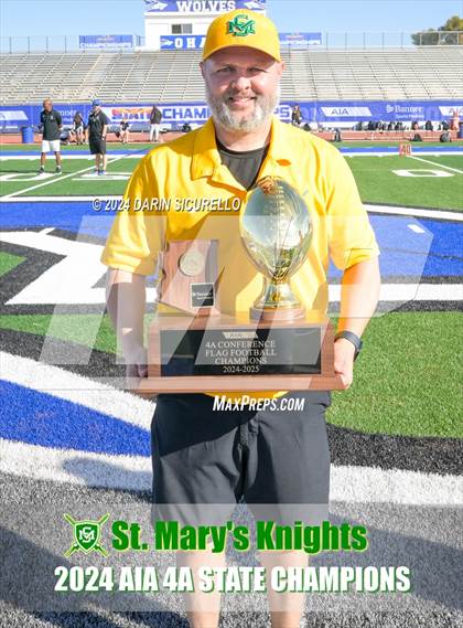 Thumbnail 2 in St. Mary's vs Prescott (AIA 4A Division Final - Awards) photogallery.