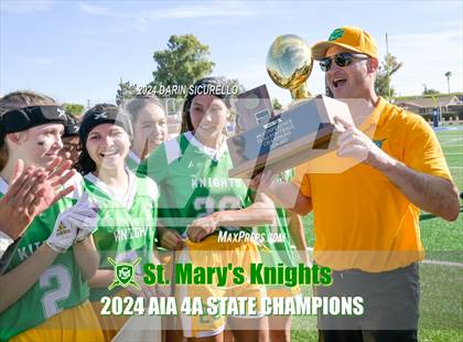 Thumbnail 3 in St. Mary's vs Prescott (AIA 4A Division Final - Awards) photogallery.
