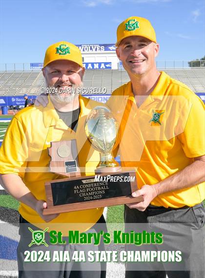 Thumbnail 2 in St. Mary's vs Prescott (AIA 4A Division Final - Awards) photogallery.