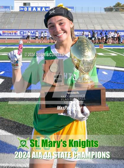 Thumbnail 1 in St. Mary's vs Prescott (AIA 4A Division Final - Awards) photogallery.