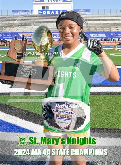 Thumbnail 2 in St. Mary's vs Prescott (AIA 4A Division Final - Awards) photogallery.