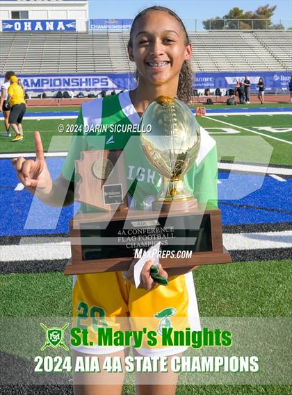 Thumbnail 1 in St. Mary's vs Prescott (AIA 4A Division Final - Awards) photogallery.