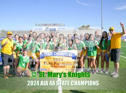 Thumbnail 2 in St. Mary's vs Prescott (AIA 4A Division Final - Awards) photogallery.