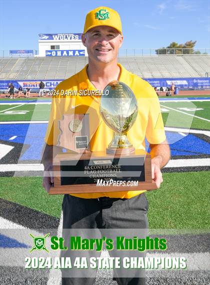 Thumbnail 1 in St. Mary's vs Prescott (AIA 4A Division Final - Awards) photogallery.