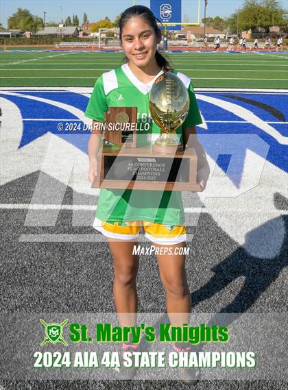 Thumbnail 2 in St. Mary's vs Prescott (AIA 4A Division Final - Awards) photogallery.