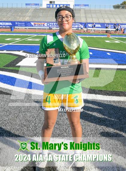 Thumbnail 2 in St. Mary's vs Prescott (AIA 4A Division Final - Awards) photogallery.