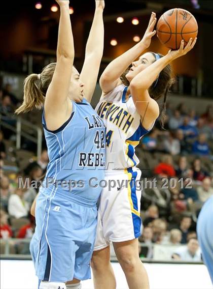 Thumbnail 1 in Newport Central Catholic vs. Boone County (2012 9th Region Girls Basketball Tournament) photogallery.