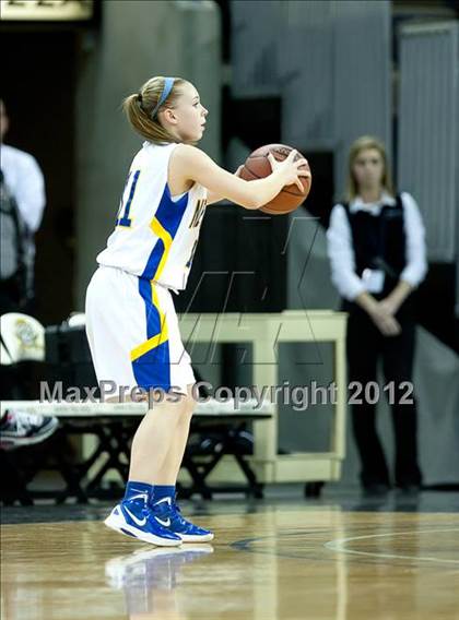 Thumbnail 2 in Newport Central Catholic vs. Boone County (2012 9th Region Girls Basketball Tournament) photogallery.