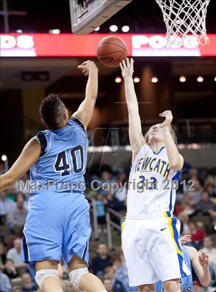 Thumbnail 1 in Newport Central Catholic vs. Boone County (2012 9th Region Girls Basketball Tournament) photogallery.