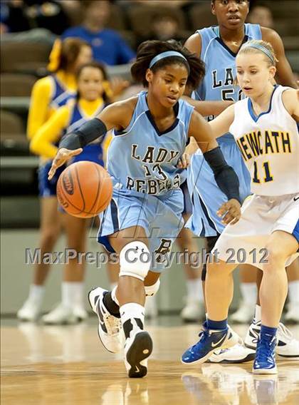 Thumbnail 3 in Newport Central Catholic vs. Boone County (2012 9th Region Girls Basketball Tournament) photogallery.