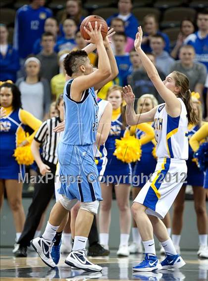 Thumbnail 3 in Newport Central Catholic vs. Boone County (2012 9th Region Girls Basketball Tournament) photogallery.