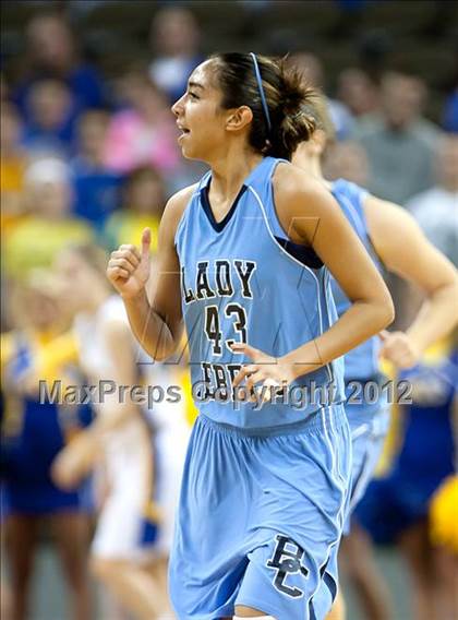 Thumbnail 1 in Newport Central Catholic vs. Boone County (2012 9th Region Girls Basketball Tournament) photogallery.