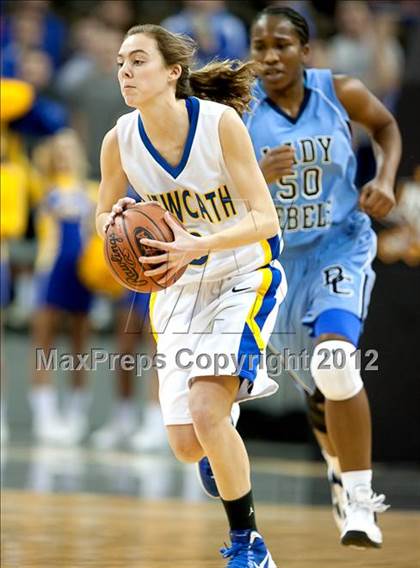 Thumbnail 3 in Newport Central Catholic vs. Boone County (2012 9th Region Girls Basketball Tournament) photogallery.