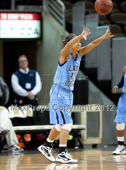 Thumbnail 2 in Newport Central Catholic vs. Boone County (2012 9th Region Girls Basketball Tournament) photogallery.