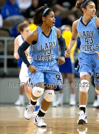 Thumbnail 1 in Newport Central Catholic vs. Boone County (2012 9th Region Girls Basketball Tournament) photogallery.