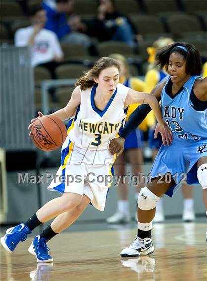 Thumbnail 2 in Newport Central Catholic vs. Boone County (2012 9th Region Girls Basketball Tournament) photogallery.