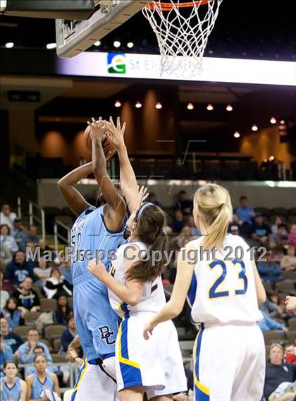 Thumbnail 2 in Newport Central Catholic vs. Boone County (2012 9th Region Girls Basketball Tournament) photogallery.