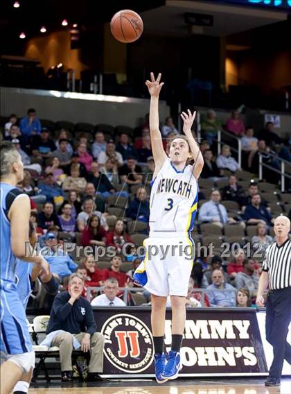 Thumbnail 3 in Newport Central Catholic vs. Boone County (2012 9th Region Girls Basketball Tournament) photogallery.