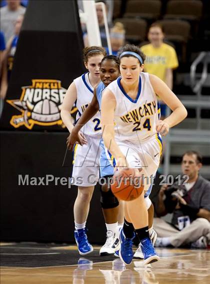 Thumbnail 1 in Newport Central Catholic vs. Boone County (2012 9th Region Girls Basketball Tournament) photogallery.