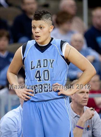 Thumbnail 1 in Newport Central Catholic vs. Boone County (2012 9th Region Girls Basketball Tournament) photogallery.