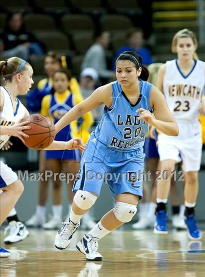 Thumbnail 1 in Newport Central Catholic vs. Boone County (2012 9th Region Girls Basketball Tournament) photogallery.