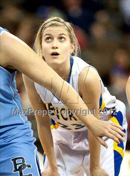 Thumbnail 1 in Newport Central Catholic vs. Boone County (2012 9th Region Girls Basketball Tournament) photogallery.