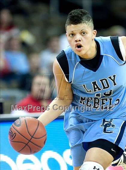 Thumbnail 3 in Newport Central Catholic vs. Boone County (2012 9th Region Girls Basketball Tournament) photogallery.