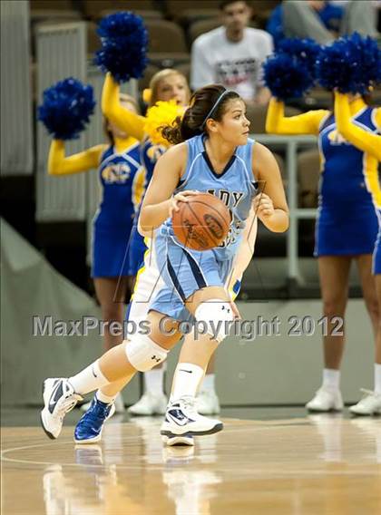 Thumbnail 3 in Newport Central Catholic vs. Boone County (2012 9th Region Girls Basketball Tournament) photogallery.