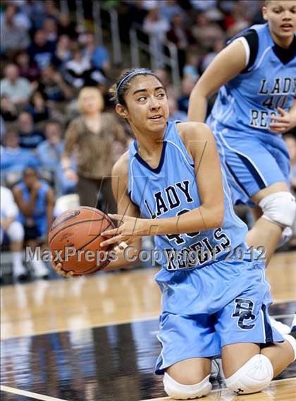 Thumbnail 3 in Newport Central Catholic vs. Boone County (2012 9th Region Girls Basketball Tournament) photogallery.