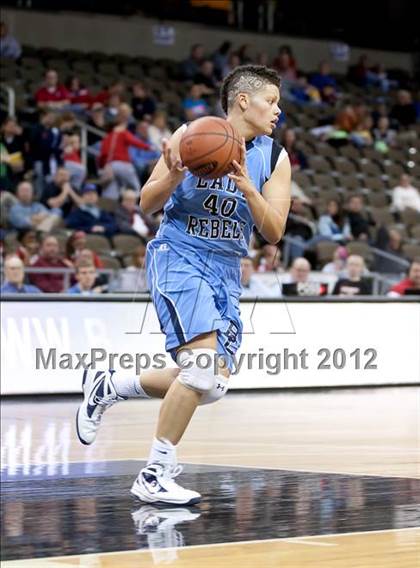 Thumbnail 3 in Newport Central Catholic vs. Boone County (2012 9th Region Girls Basketball Tournament) photogallery.