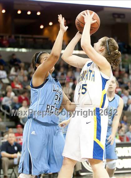 Thumbnail 1 in Newport Central Catholic vs. Boone County (2012 9th Region Girls Basketball Tournament) photogallery.