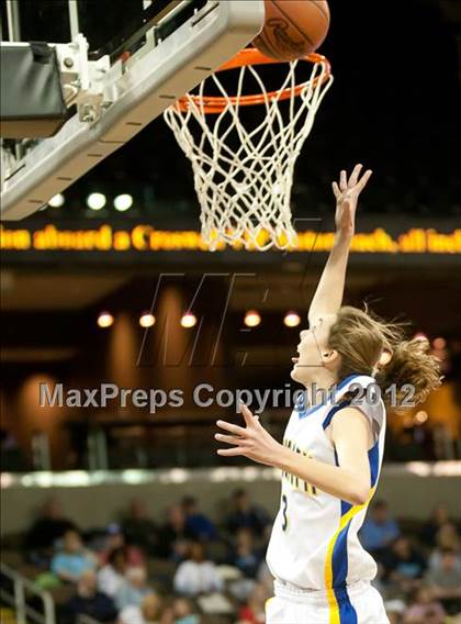 Thumbnail 2 in Newport Central Catholic vs. Boone County (2012 9th Region Girls Basketball Tournament) photogallery.