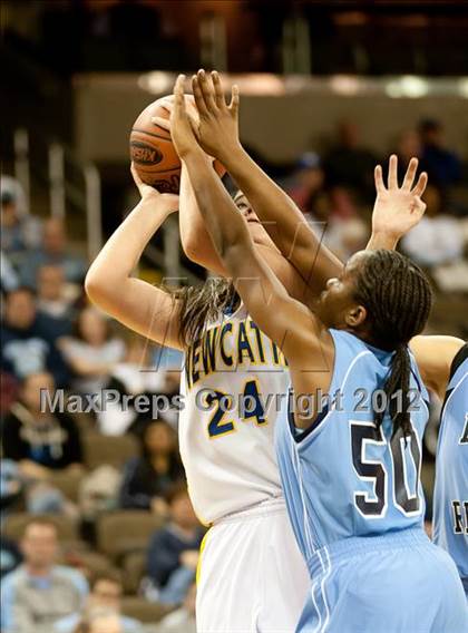 Thumbnail 2 in Newport Central Catholic vs. Boone County (2012 9th Region Girls Basketball Tournament) photogallery.
