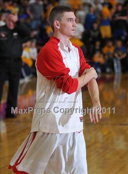 Thumbnail 2 in Meridian vs. Trico (IHSA Class 1A Norris City Sectional Championship) photogallery.