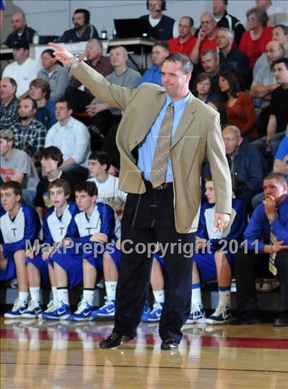 Thumbnail 1 in Meridian vs. Trico (IHSA Class 1A Norris City Sectional Championship) photogallery.