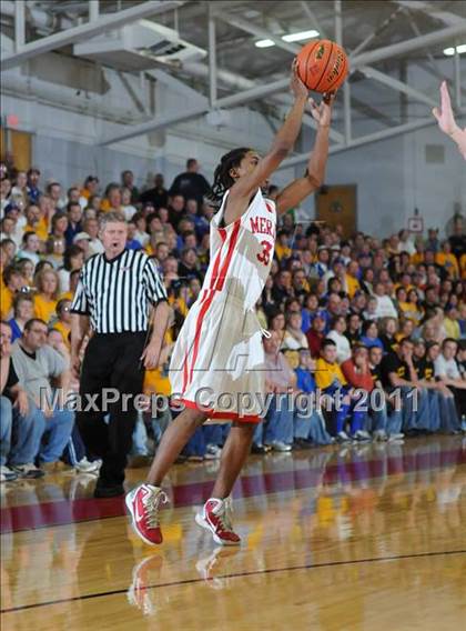 Thumbnail 3 in Meridian vs. Trico (IHSA Class 1A Norris City Sectional Championship) photogallery.