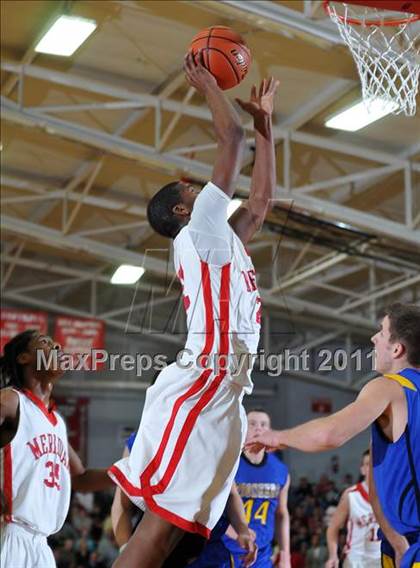 Thumbnail 1 in Meridian vs. Trico (IHSA Class 1A Norris City Sectional Championship) photogallery.