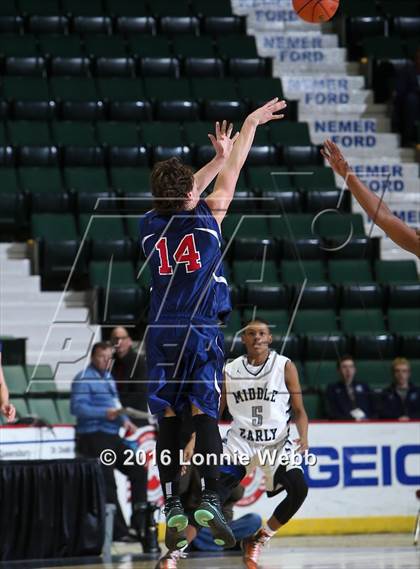 Thumbnail 2 in Middle Early College vs. AuSable Valley (NYSPHSAA Class C Semifinal) photogallery.