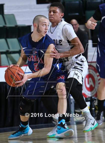 Thumbnail 2 in Middle Early College vs. AuSable Valley (NYSPHSAA Class C Semifinal) photogallery.
