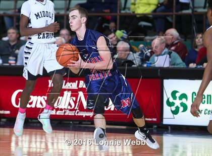 Thumbnail 2 in Middle Early College vs. AuSable Valley (NYSPHSAA Class C Semifinal) photogallery.