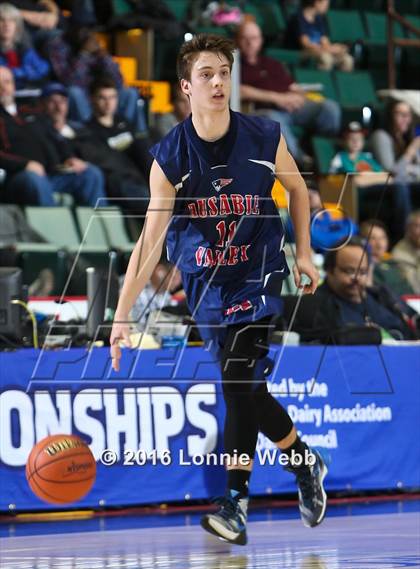 Thumbnail 3 in Middle Early College vs. AuSable Valley (NYSPHSAA Class C Semifinal) photogallery.