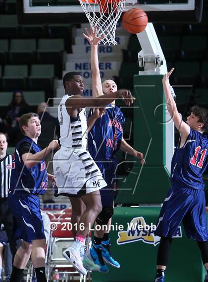 Thumbnail 2 in Middle Early College vs. AuSable Valley (NYSPHSAA Class C Semifinal) photogallery.