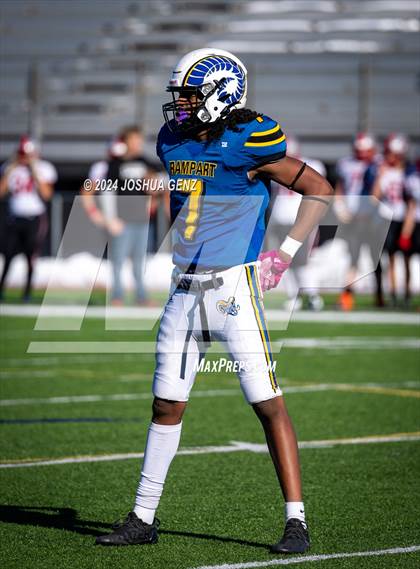 Thumbnail 3 in Rampart vs. Grand Junction Central (CHSAA 4A Round 1) photogallery.