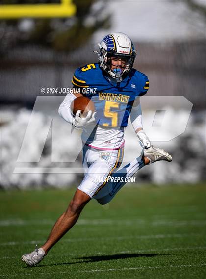 Thumbnail 1 in Rampart vs. Grand Junction Central (CHSAA 4A Round 1) photogallery.