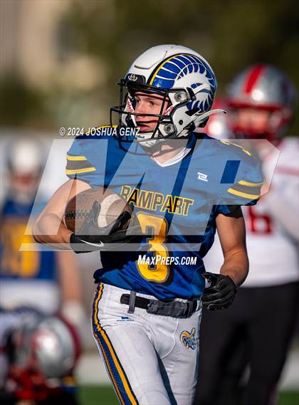 Thumbnail 2 in Rampart vs. Grand Junction Central (CHSAA 4A Round 1) photogallery.
