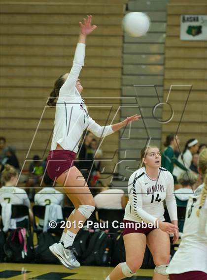 Thumbnail 1 in Hamilton vs Xavier (Gilbert Invitational) photogallery.