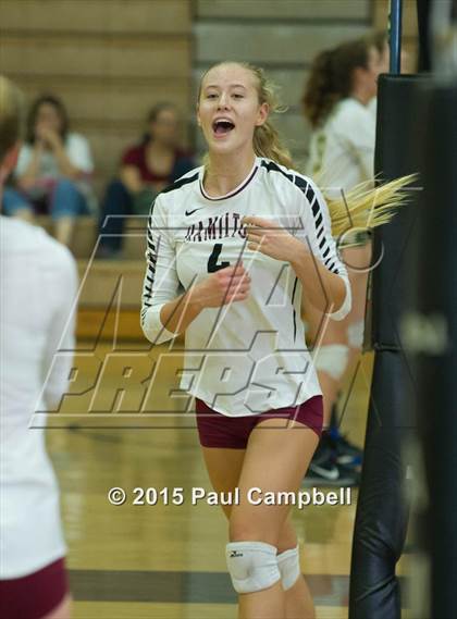 Thumbnail 3 in Hamilton vs Xavier (Gilbert Invitational) photogallery.