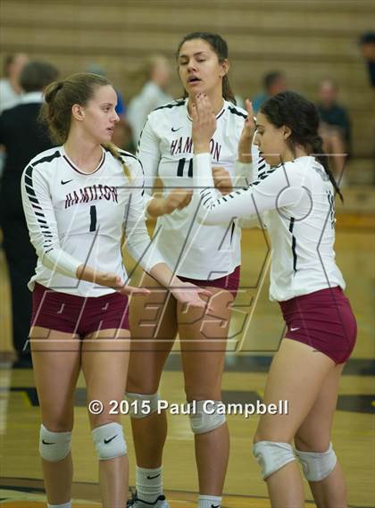 Thumbnail 3 in Hamilton vs Xavier (Gilbert Invitational) photogallery.