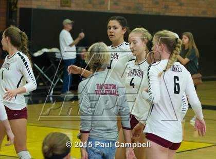 Thumbnail 3 in Hamilton vs Xavier (Gilbert Invitational) photogallery.